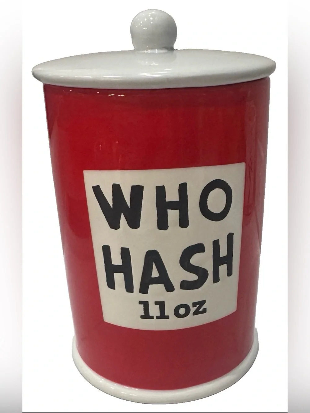 The Grinch Christmas Holiday Canister/Cookie Jar “Who Hash” NWT